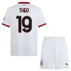 Maillot de Supporter AC Milan Theo 19 Extérieur 2024-25 Pour Enfant